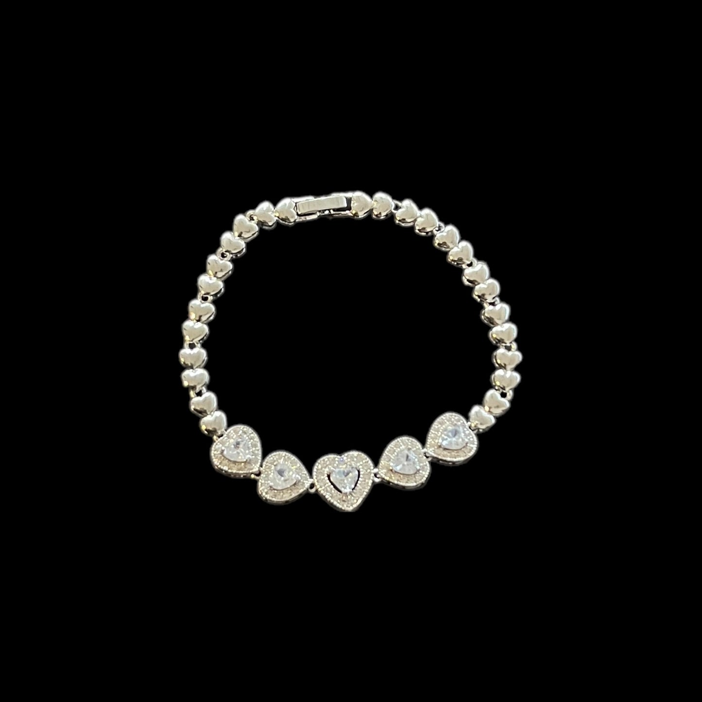 Premium Quality Zirconia Bracelet for Girls Women - Heart