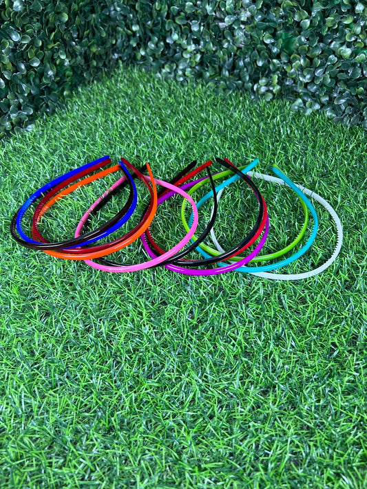 12 hair bands | best quality simple hair bands in different colors