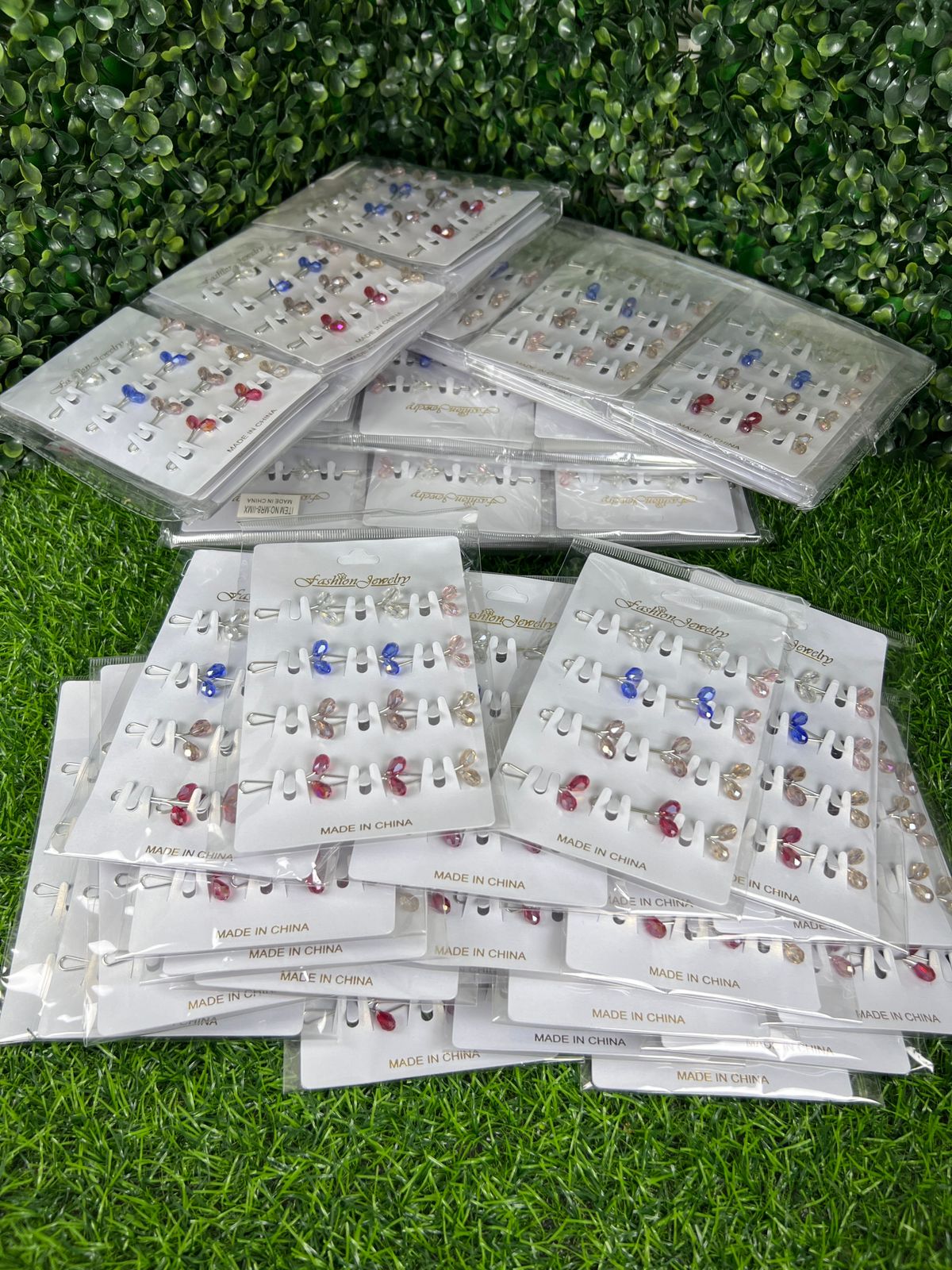 1 card | Crystal Clip Pins for scarf hijab