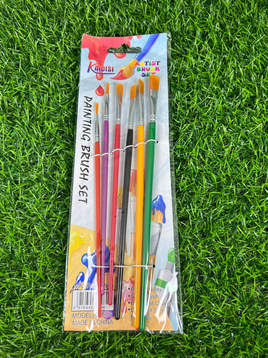 1 packet | Artist painting brush set of 6 brushes