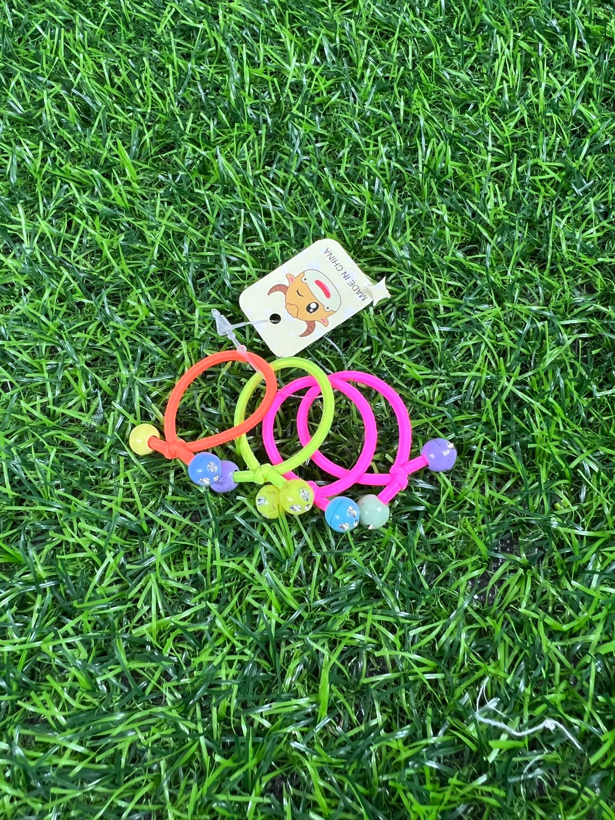 1 box | Kids hair rubber ponnies knotted