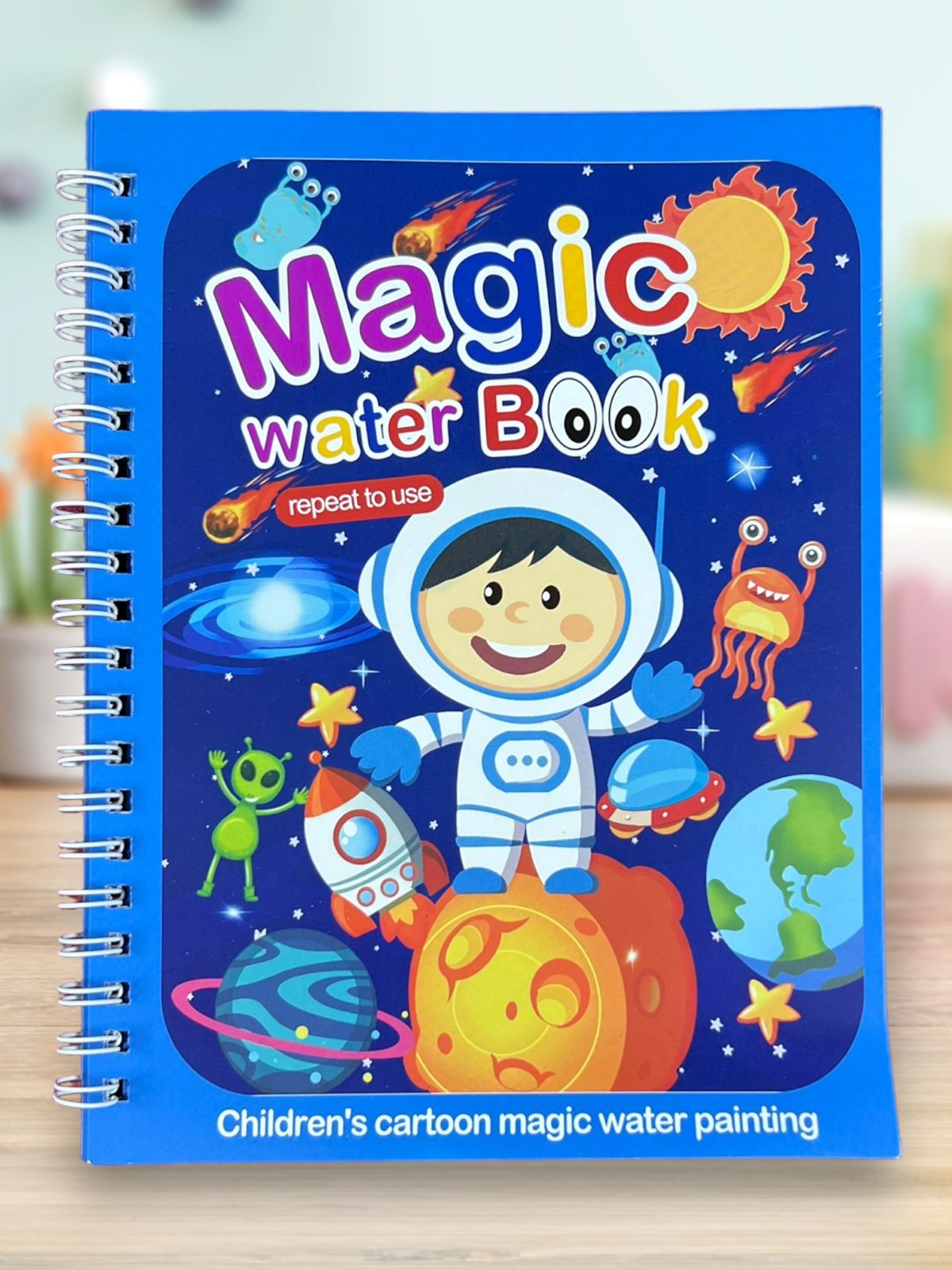 1 book | Kids water magic book - repeated use