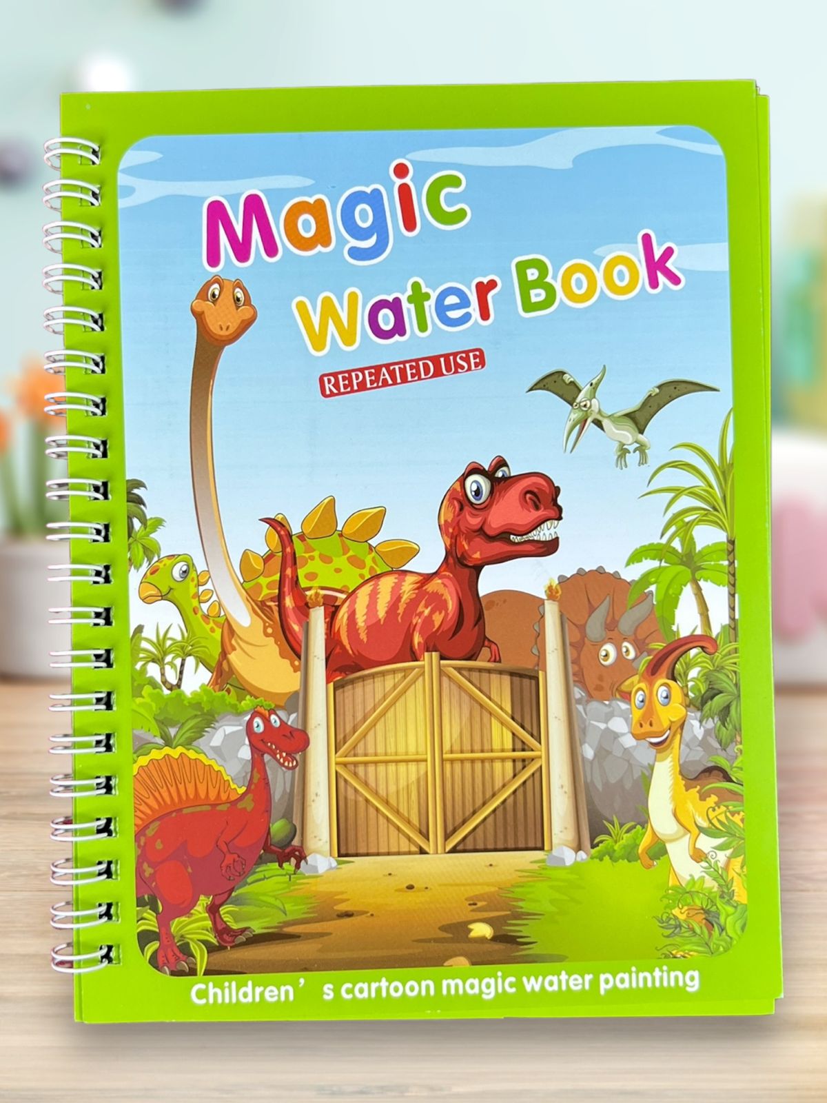 1 book | Kids water magic book - repeated use