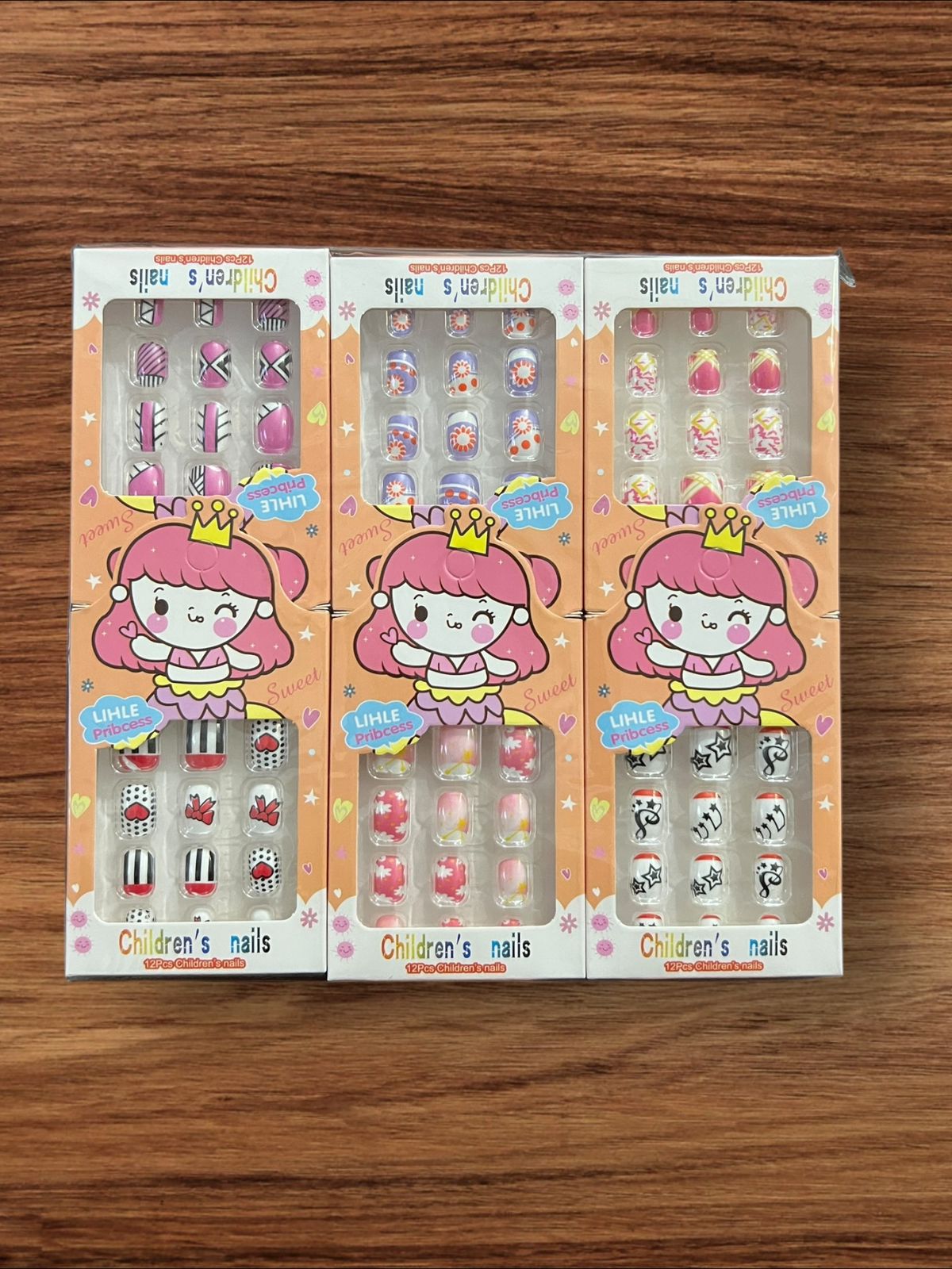 12 boxes | Kids nails Doll