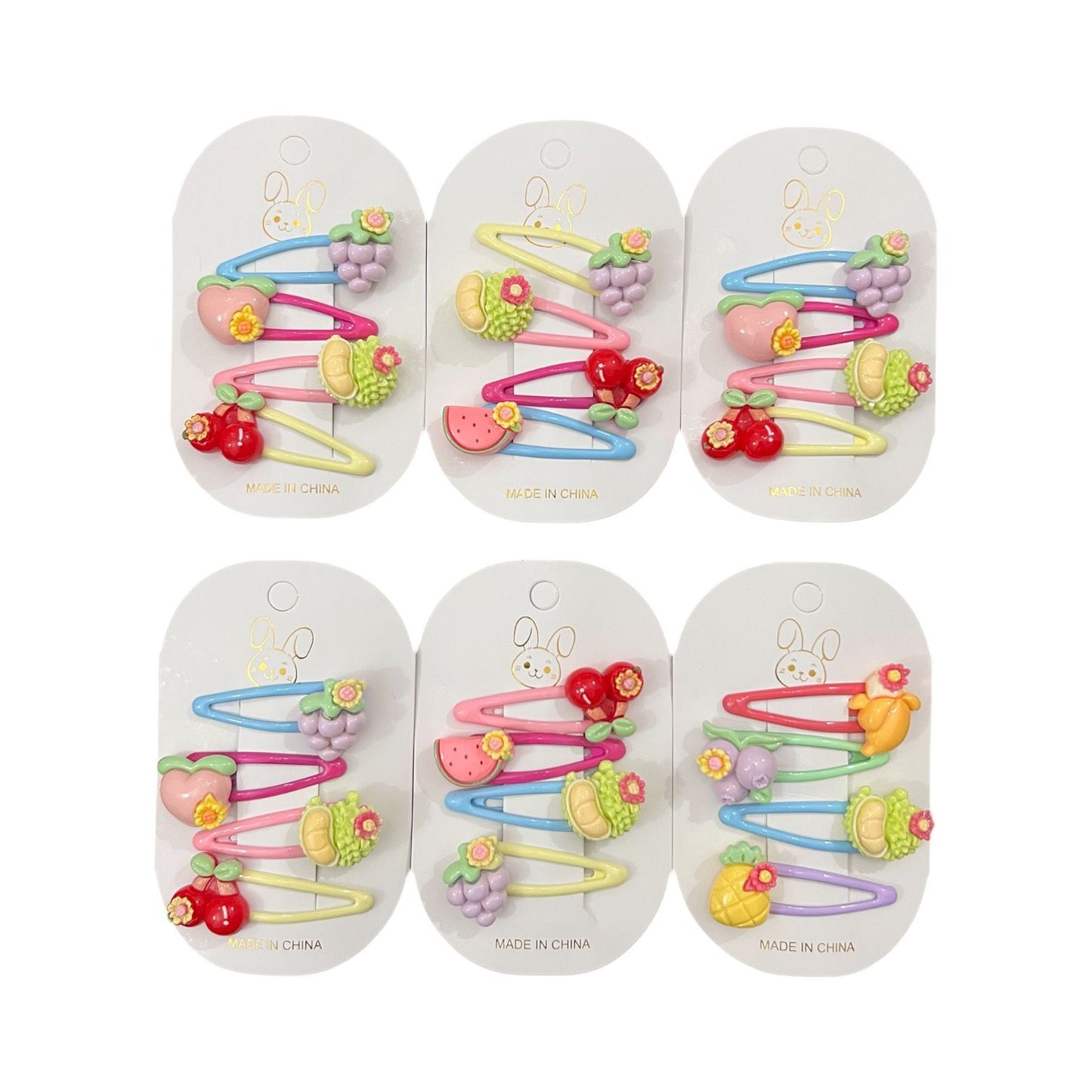 6 cards | Imported fruity tic tac pins for kids girls