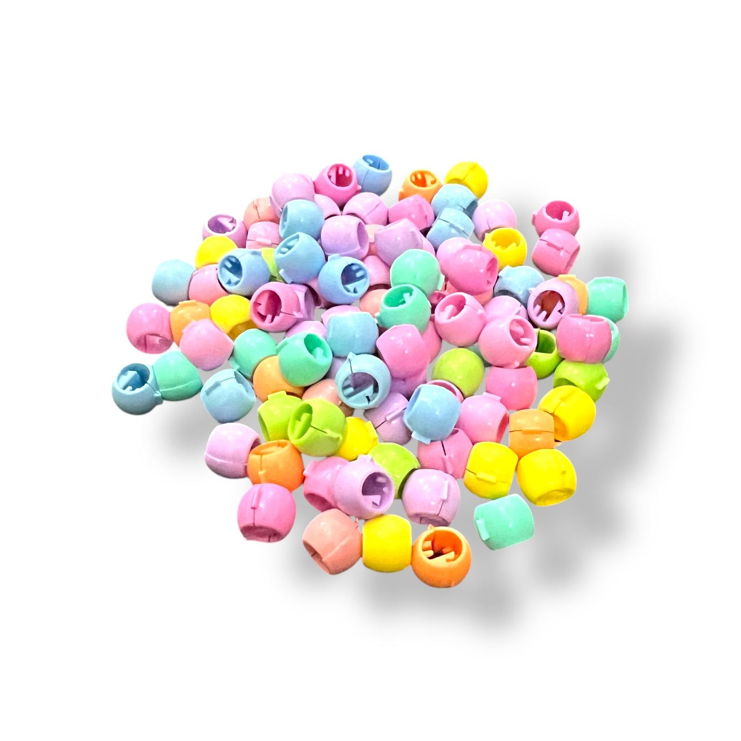 Pack of 10 Mini Hair Claws – Colorful Bead Style Clips for Kids