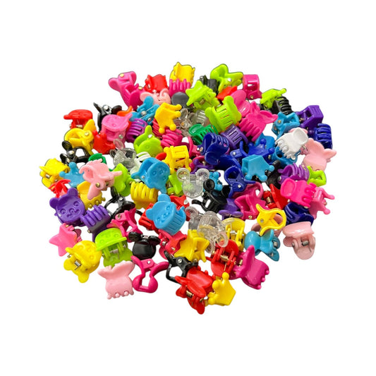 Mix Shape Kids Hair Clips - 25 Pcs Pack