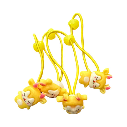 Pack of 4 Cute Cartoon Deer Hair Ponies – Kids Hair Accessories at Wholesale Prices