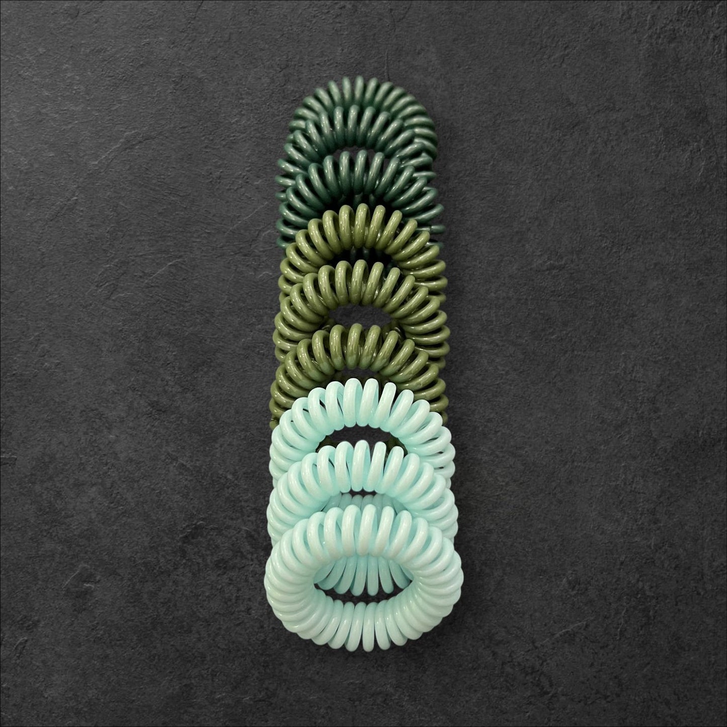 Spiral Hair Tie Set – 9pcs Anti-Tangle Hair Coils (Multiple Colors) at Wholesale Prices