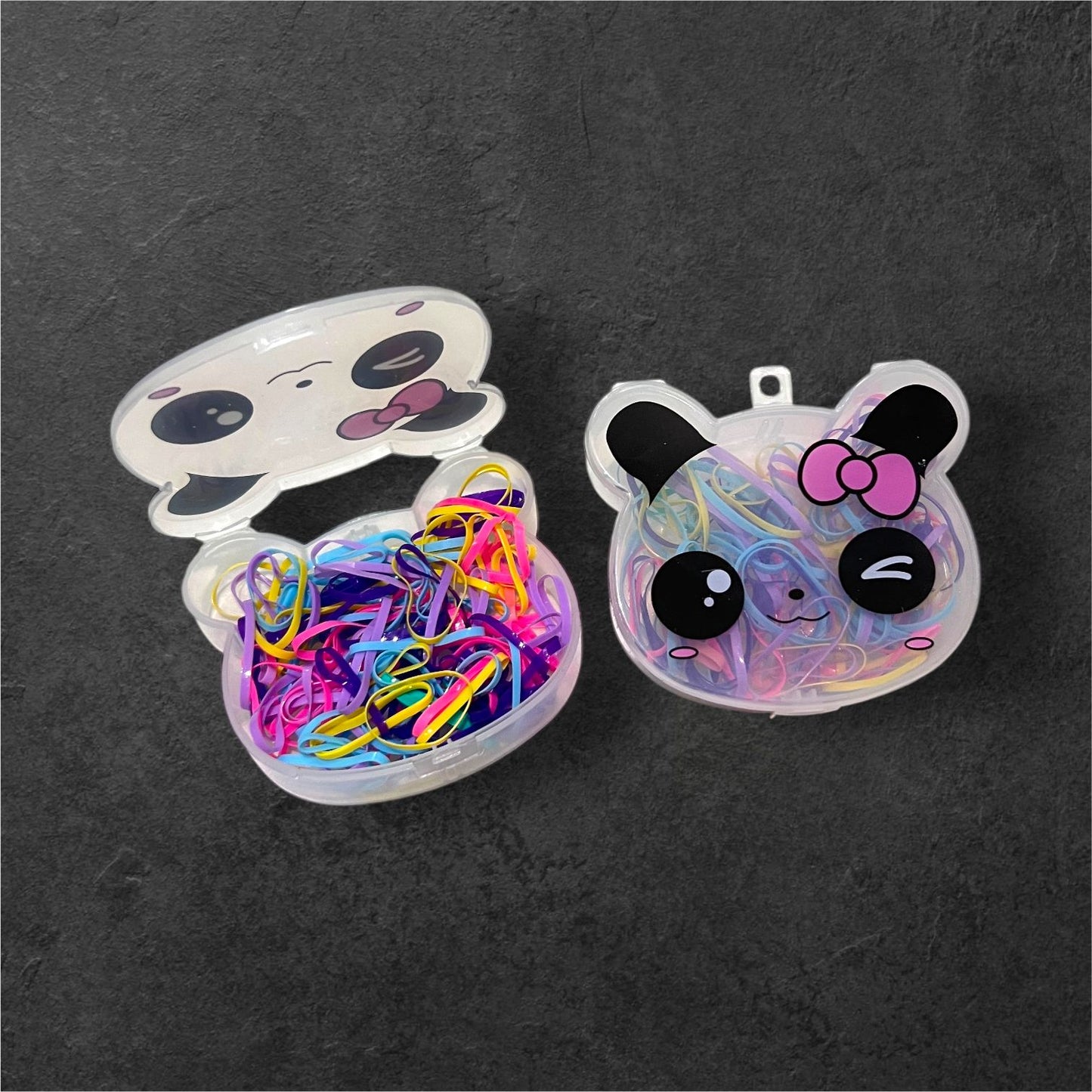 Colorful Hair Bands in Cute Animal Box