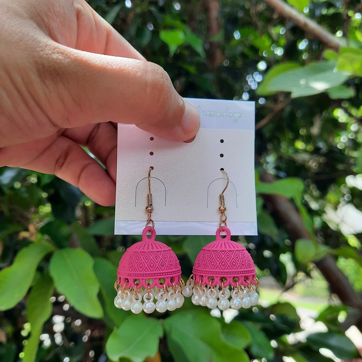 Colorful Traditional Jhumka Earrings