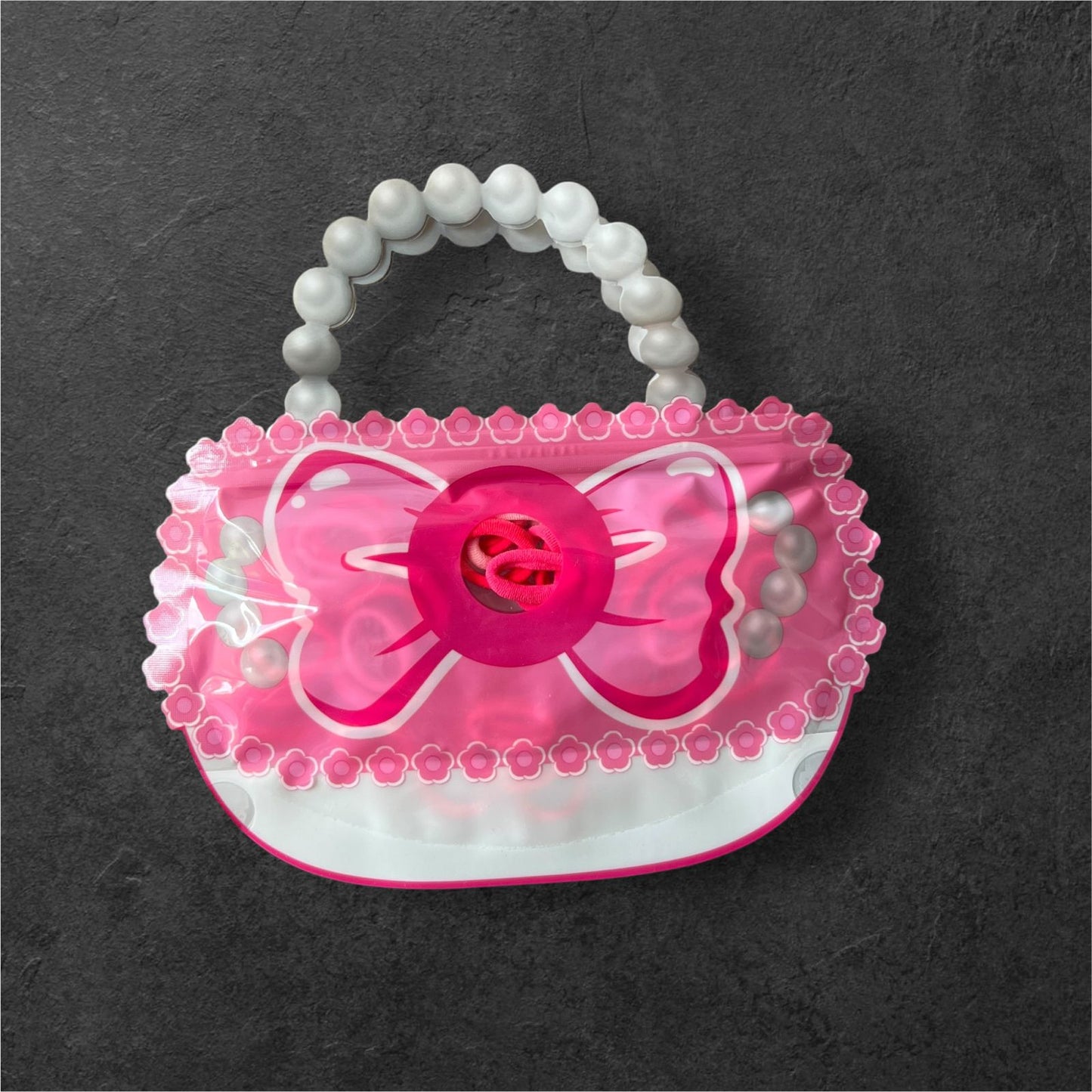 Cute Pouch Hair Ties for Kids – Soft & Colorful Bands in Fun Designs