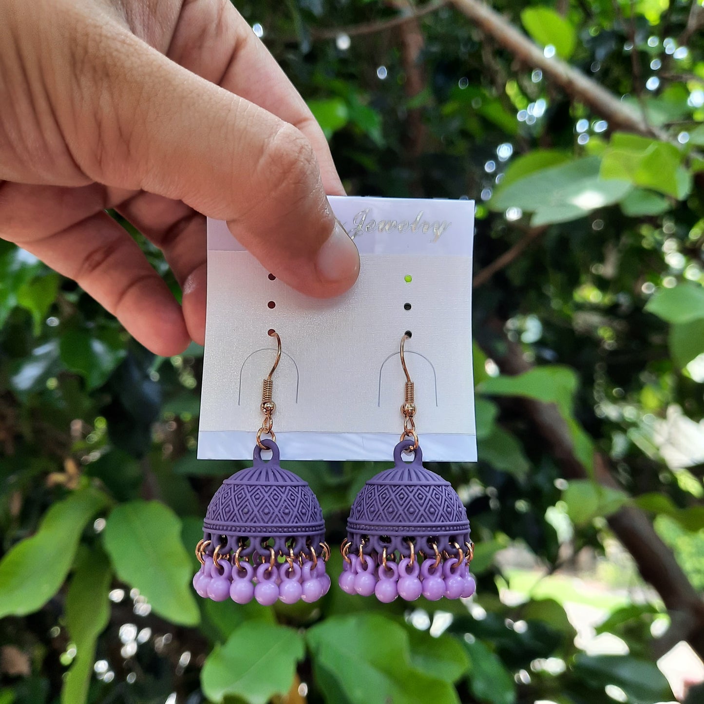 Colorful Traditional Jhumka Earrings