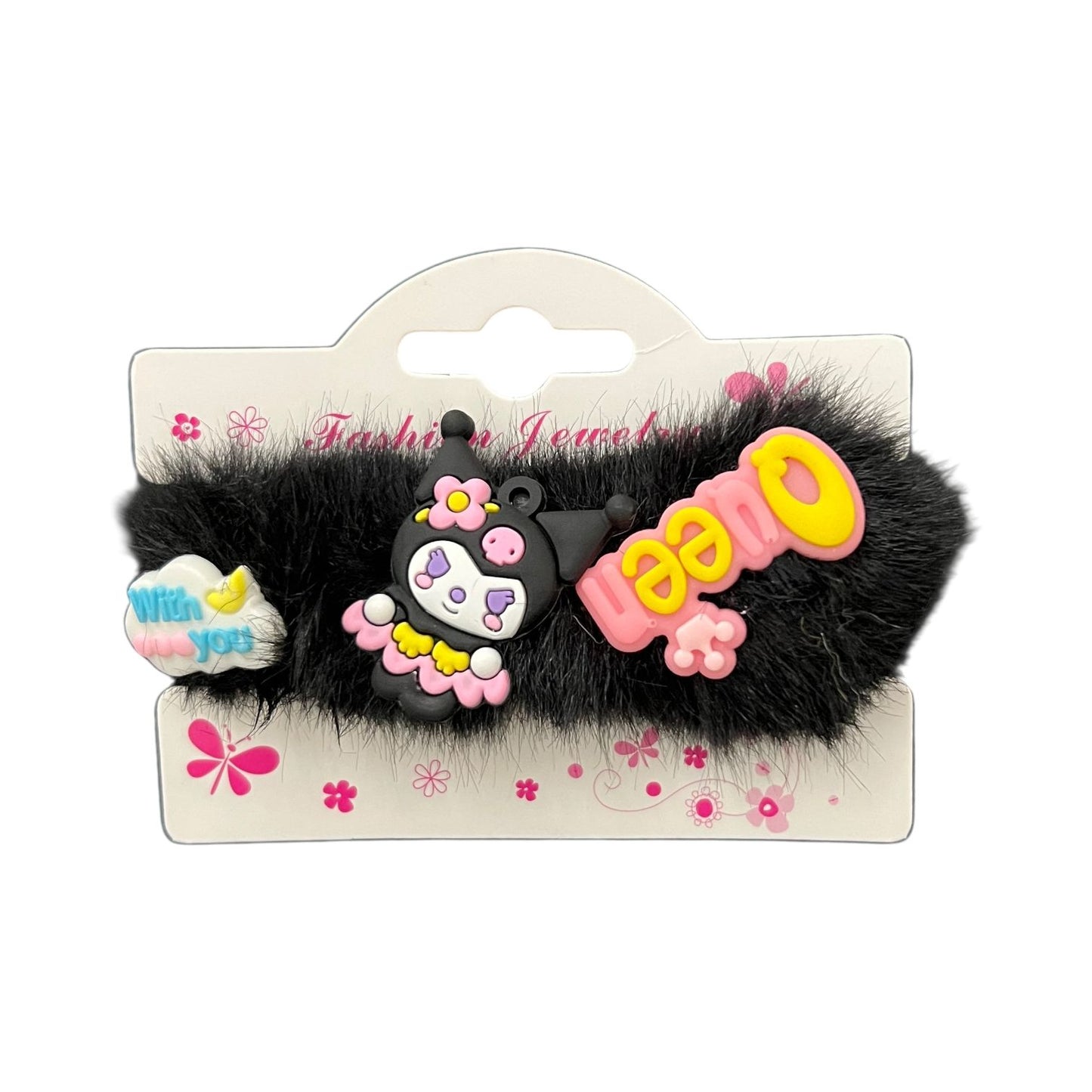 Cute Cartoon Fur Hair Ponies for Girls
