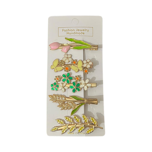 Women’s Floral Metal Hair Clips