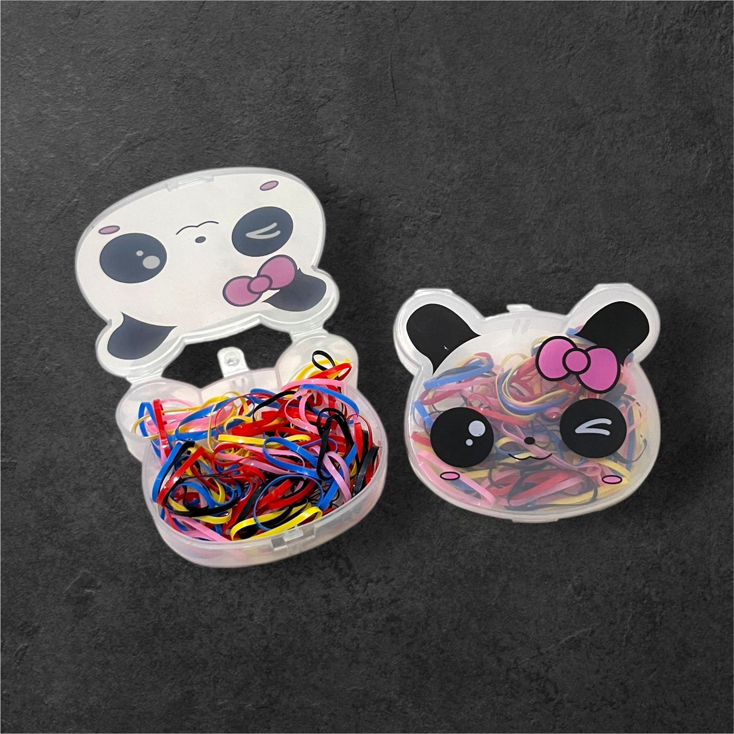 Colorful Hair Bands in Cute Animal Box