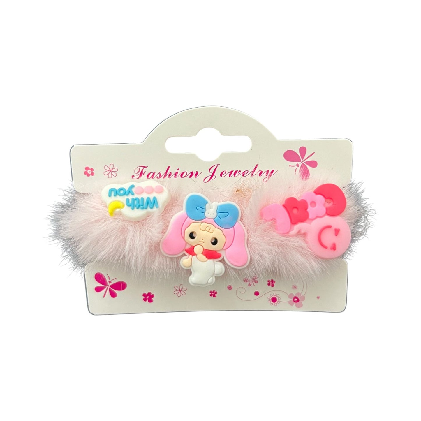 Cute Cartoon Fur Hair Ponies for Girls