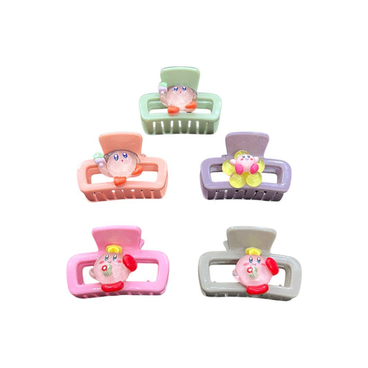 Cute Kirby Hair Claw Clip – 1 PC | Trendy Cartoon Hair Accessory for Girls in Pakistan