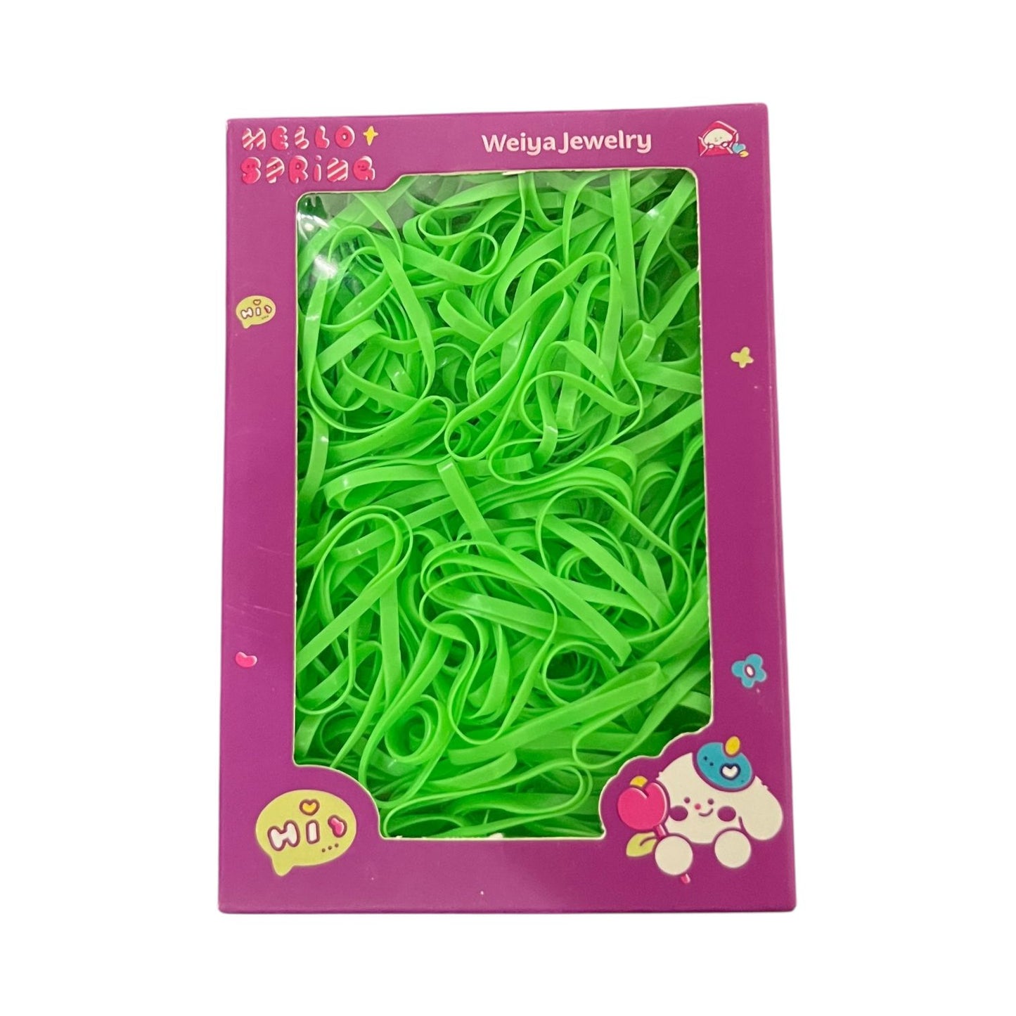 Colorful Kids’ Hair Rubber Bands – Bulk Pack