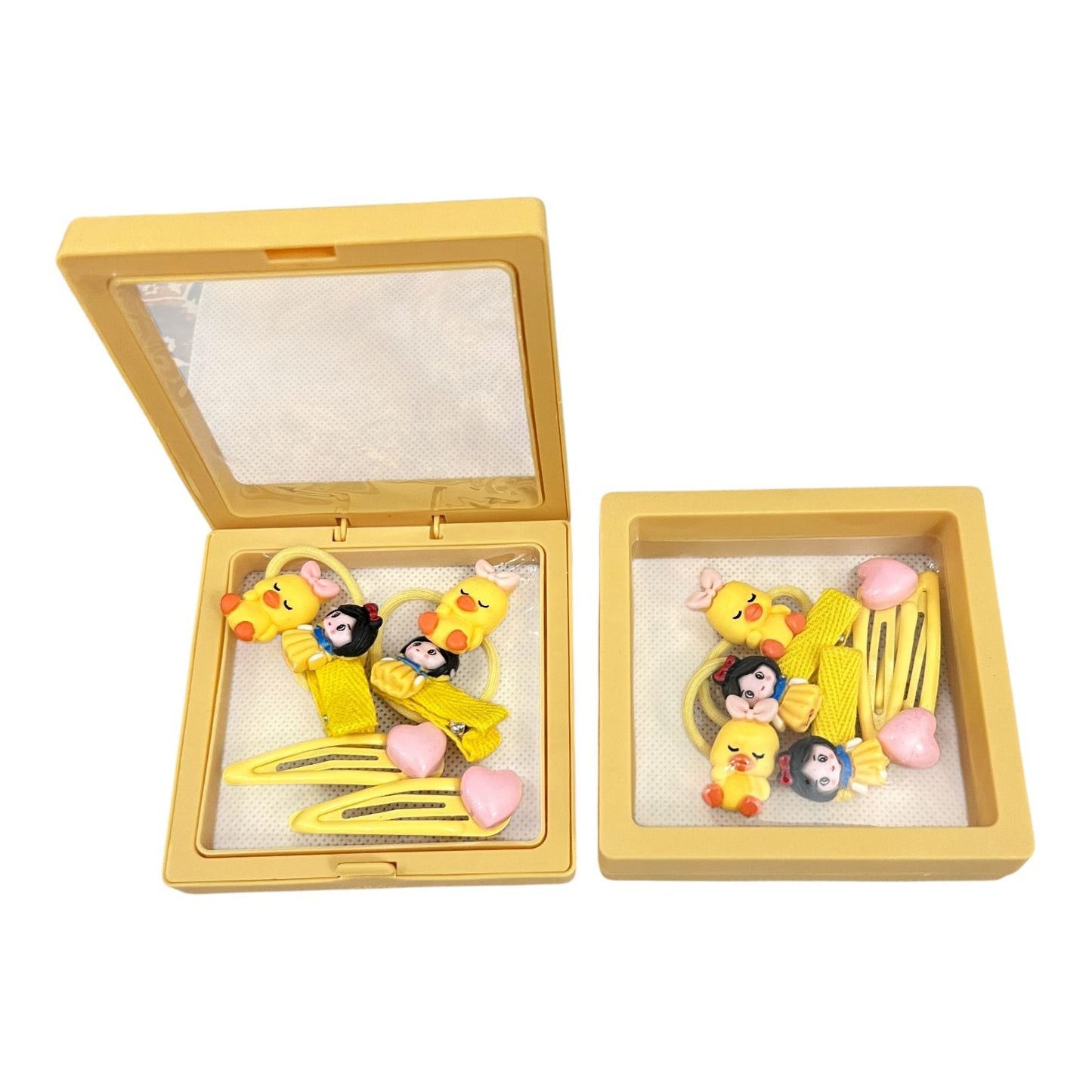 Kids Cartoon Hair Accessories Gift Set – 6 Pcs