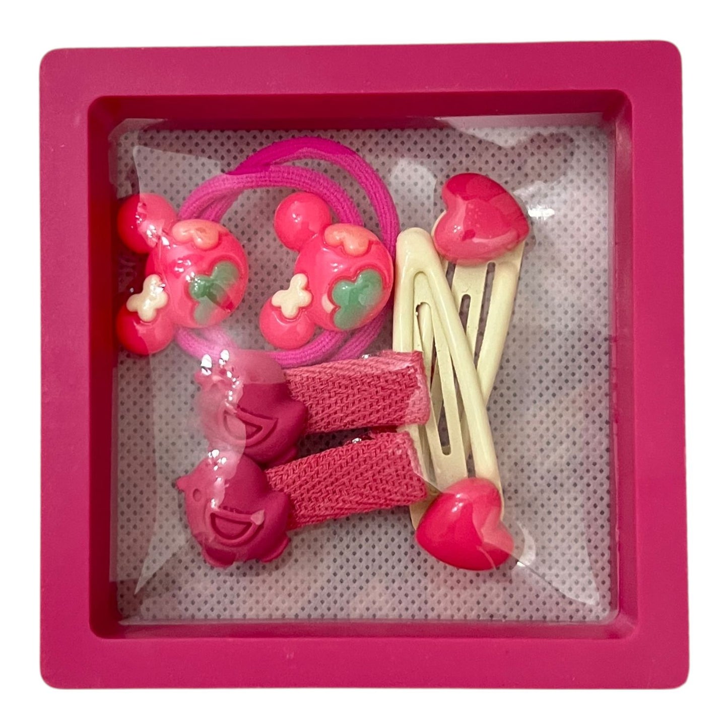 Kids Cartoon Hair Accessories Gift Set – 6 Pcs