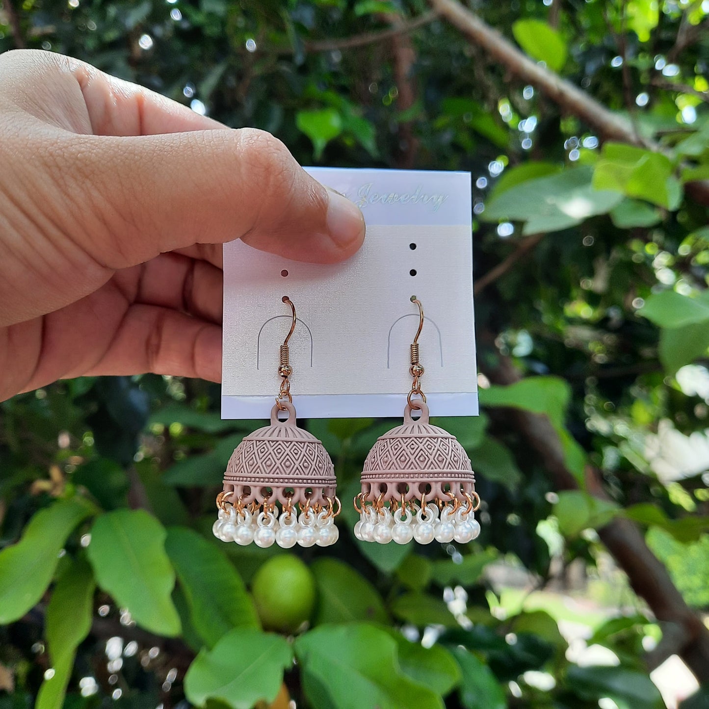 Colorful Traditional Jhumka Earrings