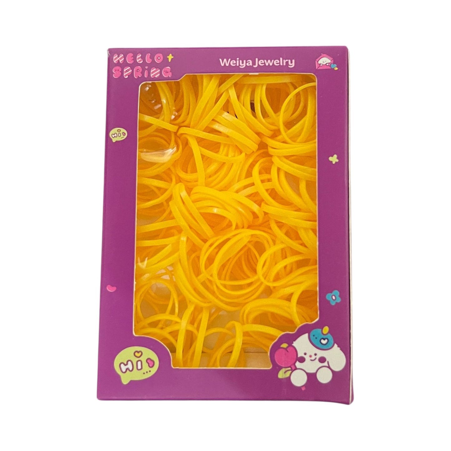 Colorful Kids’ Hair Rubber Bands – Bulk Pack