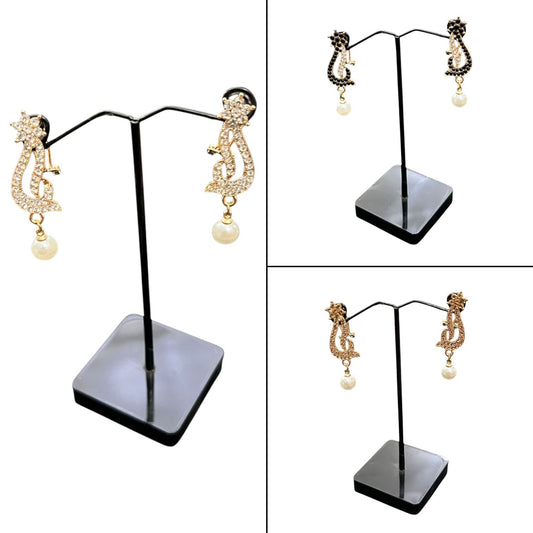 Stylish Fancy Earrings with Pearl Drop