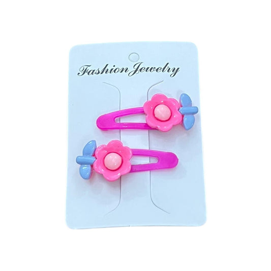 Kids’ Flower Hair Clips Set – Colorful Hair Accessories at Wholesale Prices