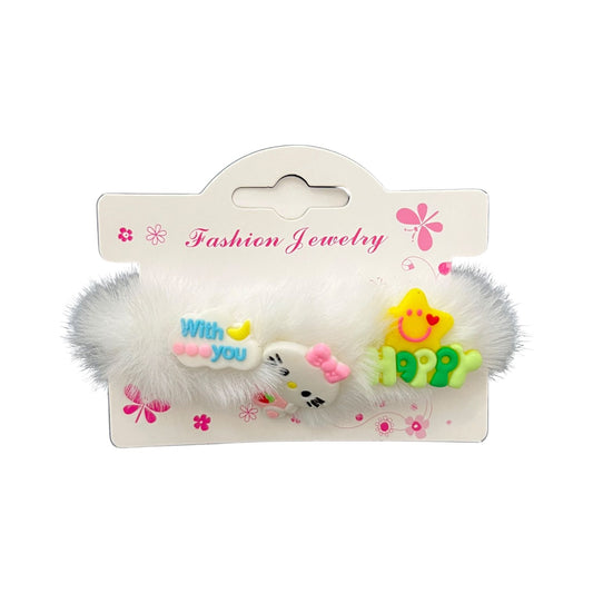 Cute Cartoon Fur Hair Ponies for Girls