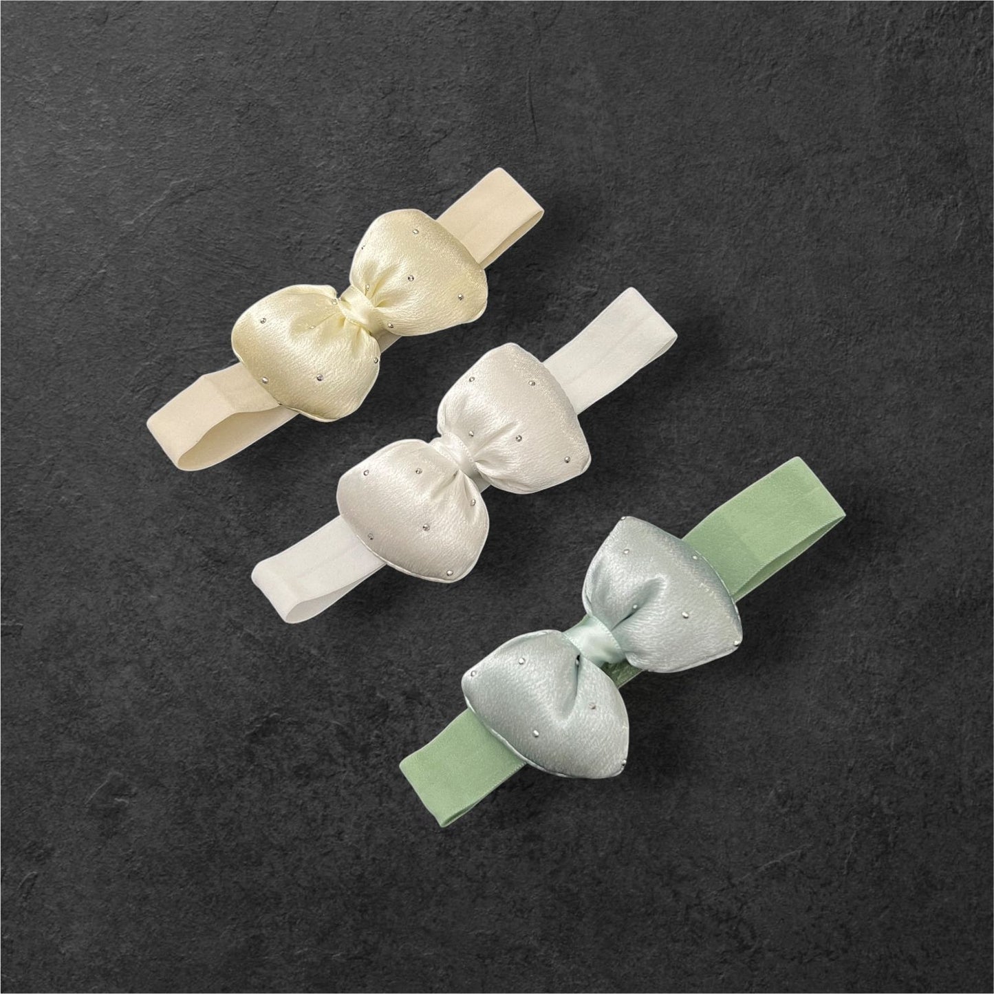 Kids Fancy Bow Headbands with Twinkles