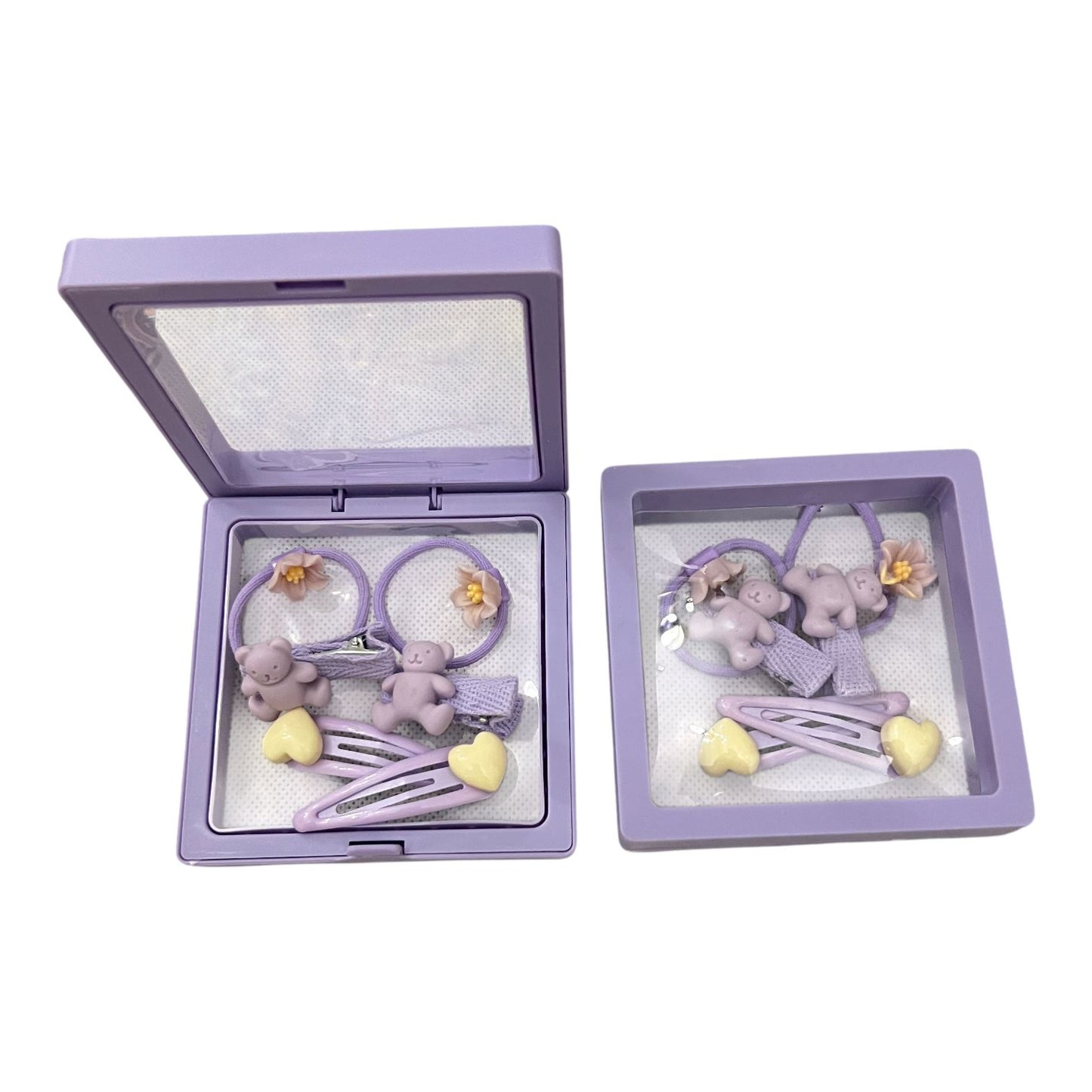 Kids Cartoon Hair Accessories Gift Set – 6 Pcs