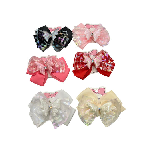 Butterfly Hair Bow Clips for Girls – Glitter Design | Kids Hair Accessories at Wholesale Prices