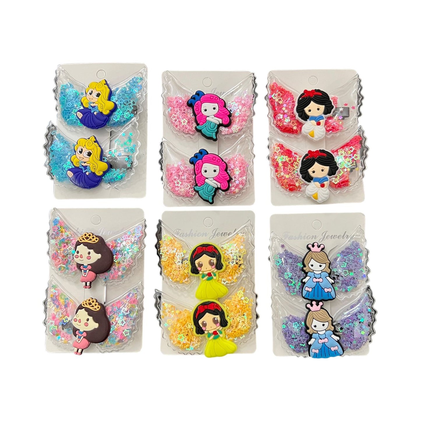 Cute Princess Hair Clips for Girls
